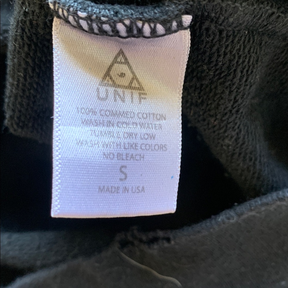 UNIF RARE shit’s happening sweatshirt distressed COLLECTIBLE NEVER WORN! Small - Picture 7 of 8